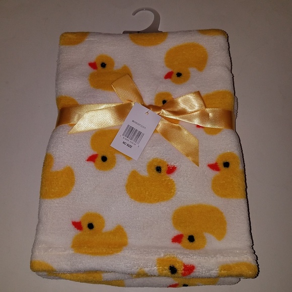 yellow fleece baby blanket